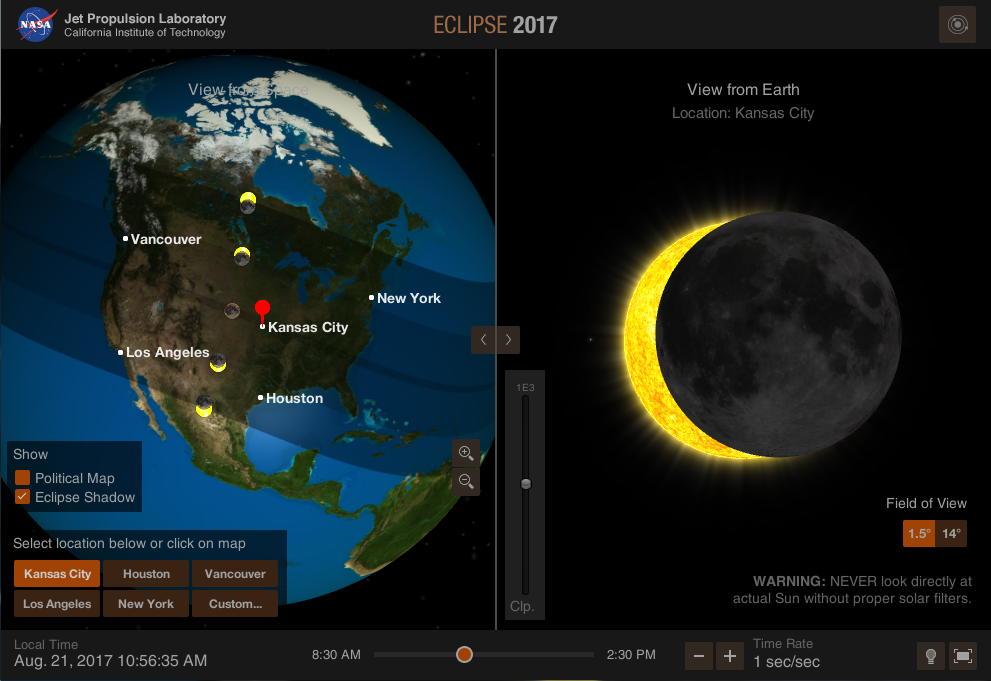 Eclipse 2017 – NASA's Eyes